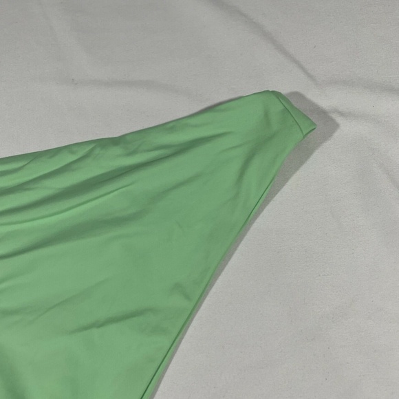 NEW BECCA [‎ Large ] Shirred Color Code Hipster Bikini Bottoms in Mint - Picture 10 of 11